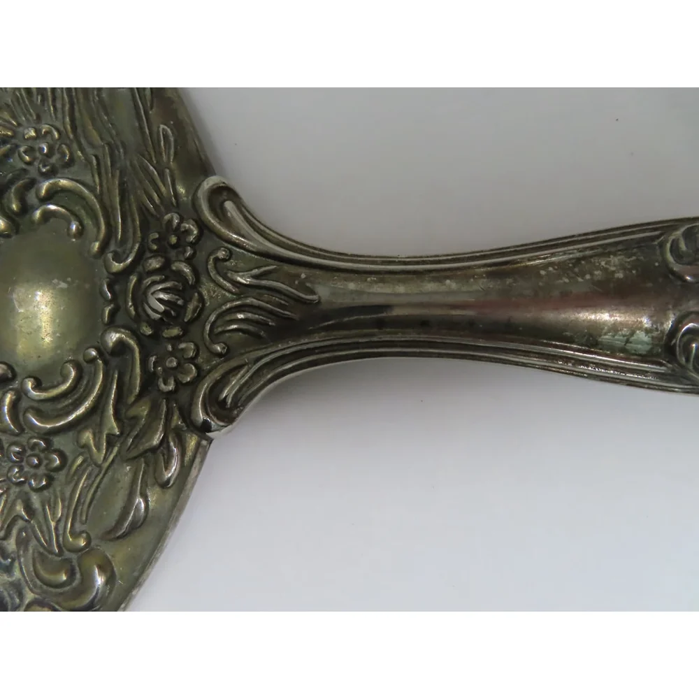 Vintage Vanity Style Hand Held Mirror 9.5